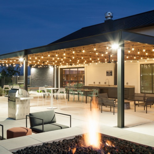 Poolside Entertainment Deck At Abacus Alamo Ranch Apartments Poolside Entertainment Deck At Abacus Alamo Ranch Apartments